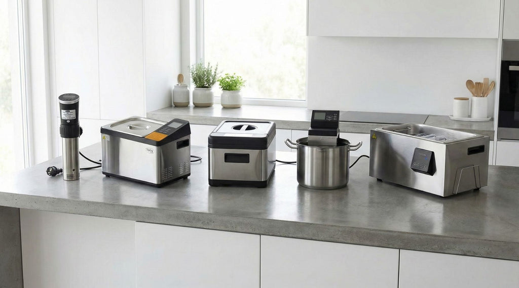Sous vide fornuizen in een keuken