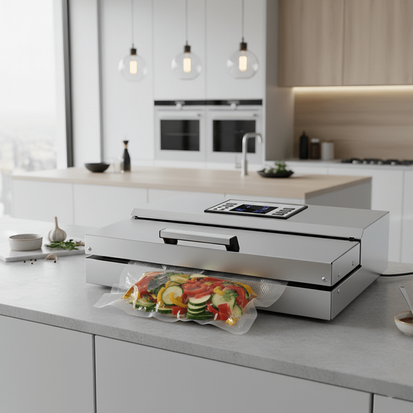 Vacuümmachine met dubbele seal