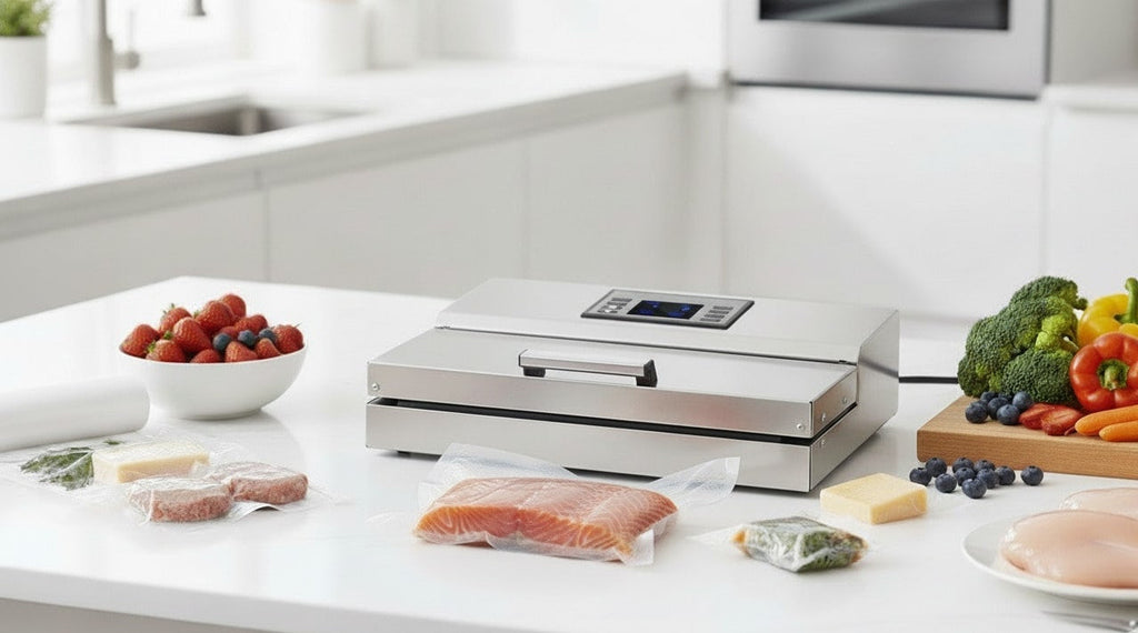 Vacuümmachine voor batchkoken