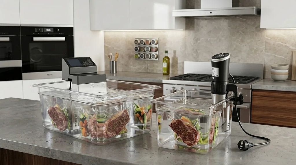 Kooktafel met dompelverwarmer