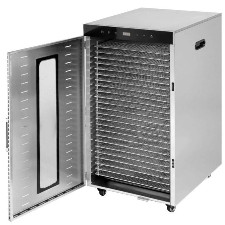 Professionele voedseldroger - 24 roosters (2000W / 30 tot 90°C)
