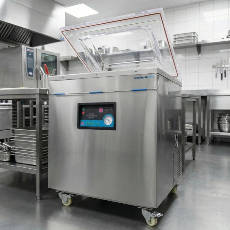 Kamervacuümmachine (2 sealbalken van 70cm / 1800W)
