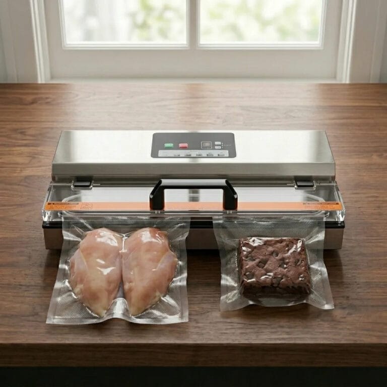 Vacumeermachine met grote sealbreedte, 40 cm