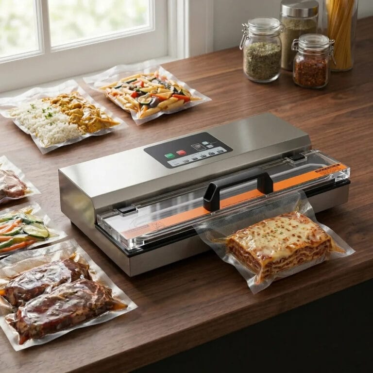 Vacumeermachine met grote sealbreedte, 40 cm