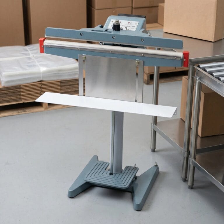 Industriële voetbediende sealer (300 tot 600mm)